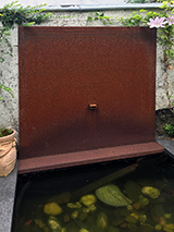 brunnen-corten-stahlplatte